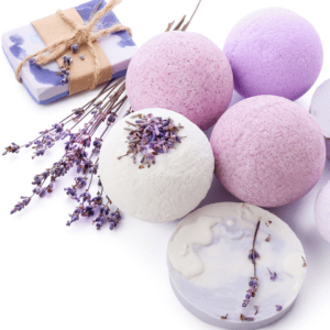 Soothing Lavender and Oatmeal Bath Bomb